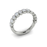 18 KT White Gold Vlora Stackable Band