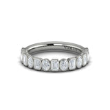 18 KT White Gold Vlora Stackable Band