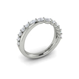 14 KT White Gold Vlora Stackable Band