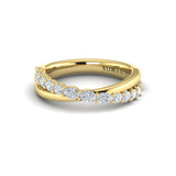 14 KT Yellow Gold Vlora Stackable Band
