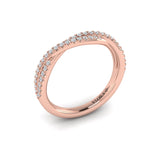 18 KT Rose Gold Vlora Stackable Band