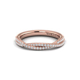 18 KT Rose Gold Vlora Stackable Band