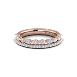 18 KT Rose Gold Vlora Stackable Band