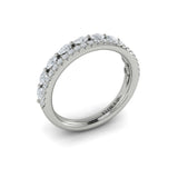 18 KT White Gold Vlora Stackable Band
