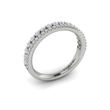 14 KT White Gold Vlora Stackable Band