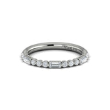 18 KT White Gold Vlora Stackable Band