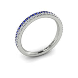 18 KT White Gold Vlora Stackable Band