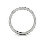 18 KT White Gold Vlora Stackable Band