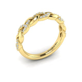 14 KT Yellow Gold Vlora Stackable Band