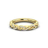 14 KT Yellow Gold Vlora Stackable Band