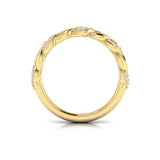 14 KT Yellow Gold Vlora Stackable Band