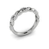 Platinum Vlora Stackable Band