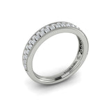18 KT White Gold Vlora Stackable Band
