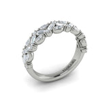 18 KT White Gold Vlora Stackable Band