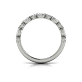 18 KT White Gold Vlora Stackable Band