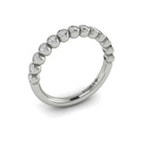 14 KT White Gold Vlora Stackable Band