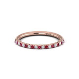 14 KT Rose Gold Vlora Color Band