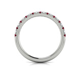 14 KT White Gold Vlora Color Band
