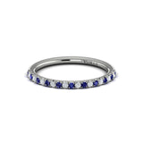 14 KT White Gold Vlora Color Band
