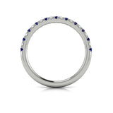 14 KT White Gold Vlora Color Band