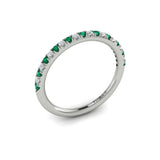 18 KT White Gold Vlora Color Band