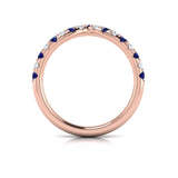 14 KT Rose Gold Vlora Color Band