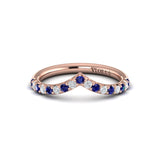 18 KT Rose Gold Vlora Color Band
