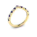 18 KT Yellow Gold Vlora Color Band