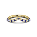 18 KT Yellow Gold Vlora Color Band