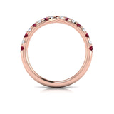 14 KT Rose Gold Vlora Color Band
