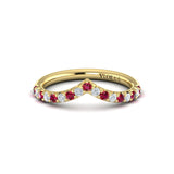 18 KT Yellow Gold Vlora Color Band