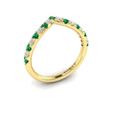 18 KT Yellow Gold Vlora Color Band