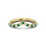 18 KT Yellow Gold Vlora Color Band