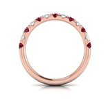 14 KT Rose Gold Vlora Color Band
