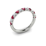 18 KT White Gold Vlora Color Band