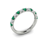 18 KT White Gold Vlora Color Band