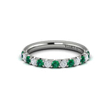 18 KT White Gold Vlora Color Band
