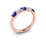14 KT Rose Gold Vlora Color Band