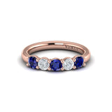 14 KT Rose Gold Vlora Color Band