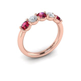 18 KT Rose Gold Vlora Color Band