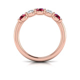 18 KT Rose Gold Vlora Color Band