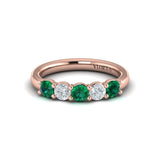 18 KT Rose Gold Vlora Color Band