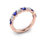 14 KT Rose Gold Vlora Color Band