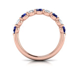 14 KT Rose Gold Vlora Color Band