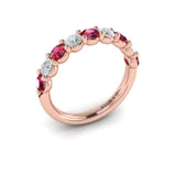 14 KT Rose Gold Vlora Color Band