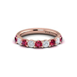 14 KT Rose Gold Vlora Color Band