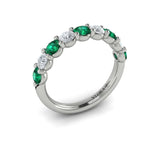 18 KT White Gold Vlora Color Band