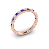 14 KT Rose Gold Vlora Color Band