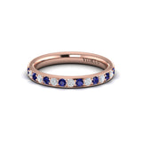 14 KT Rose Gold Vlora Color Band