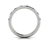 18 KT White Gold Vlora Color Band
